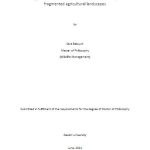 Diversity, threats and conservation of anurans and reptiles in fragmented agricultural landscapes
